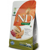 Суха храна за котки, N&D CAT ADULT PUMPKIN AND DUCK - тиква с патица и пъпеш